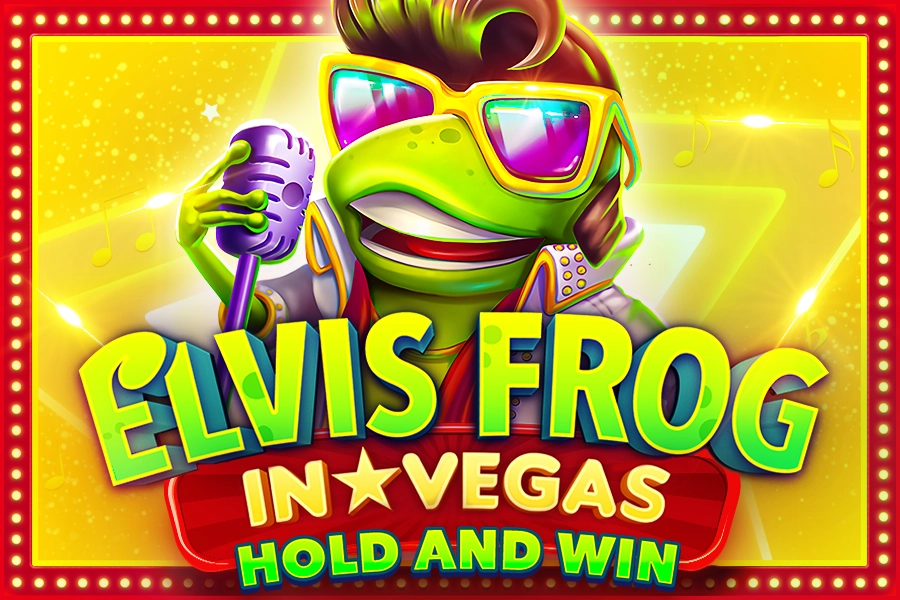 Elvis Frog in Vegas Truckin